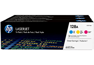 Cartuchos de tóner - HP LaserJet 128A, Cian, Magenta, Amarillo, CF371AM