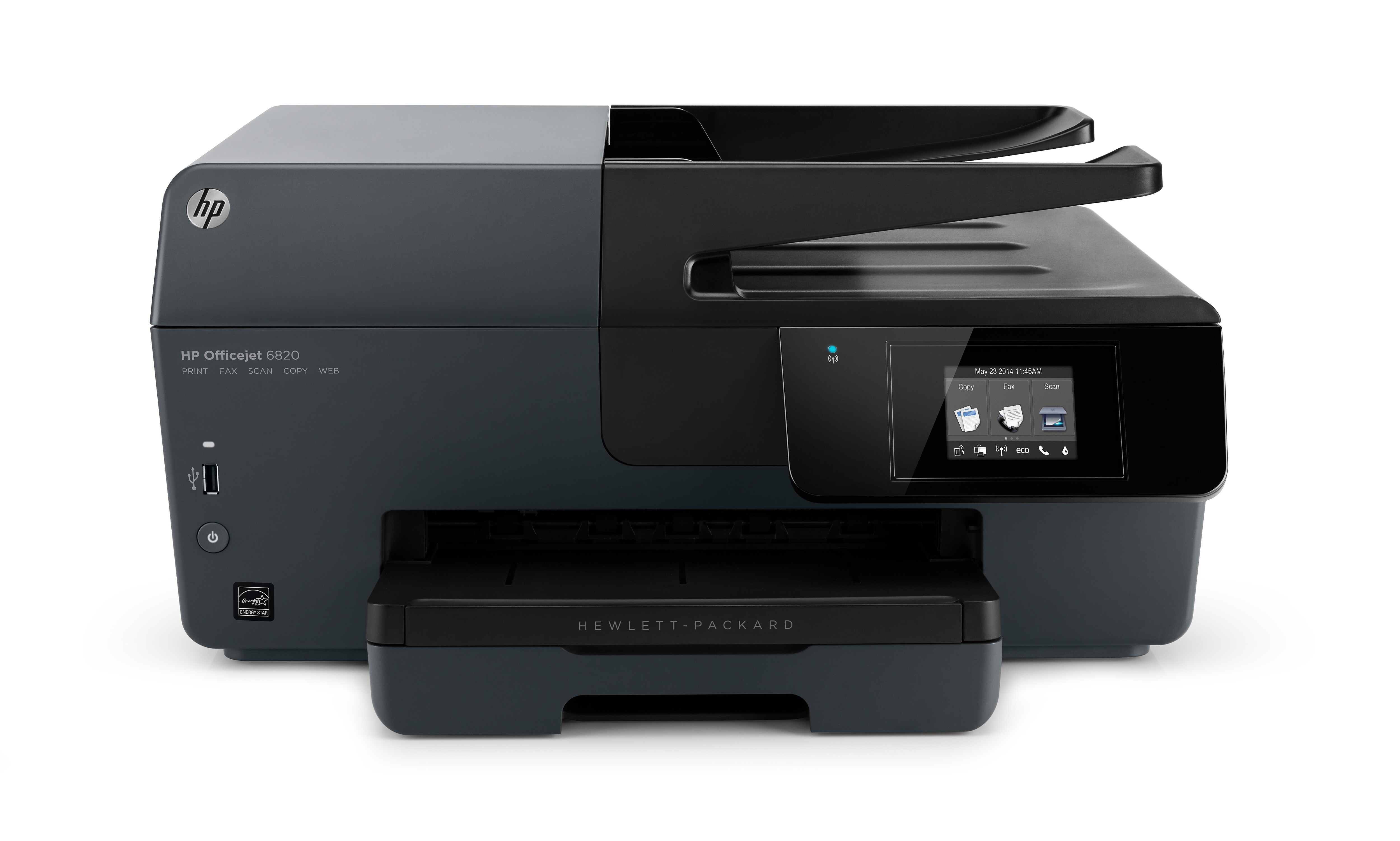 Impresora Multifunción - HP OfficeJet 6820 con WiFi, Doble cara automática, Scanner y Fax