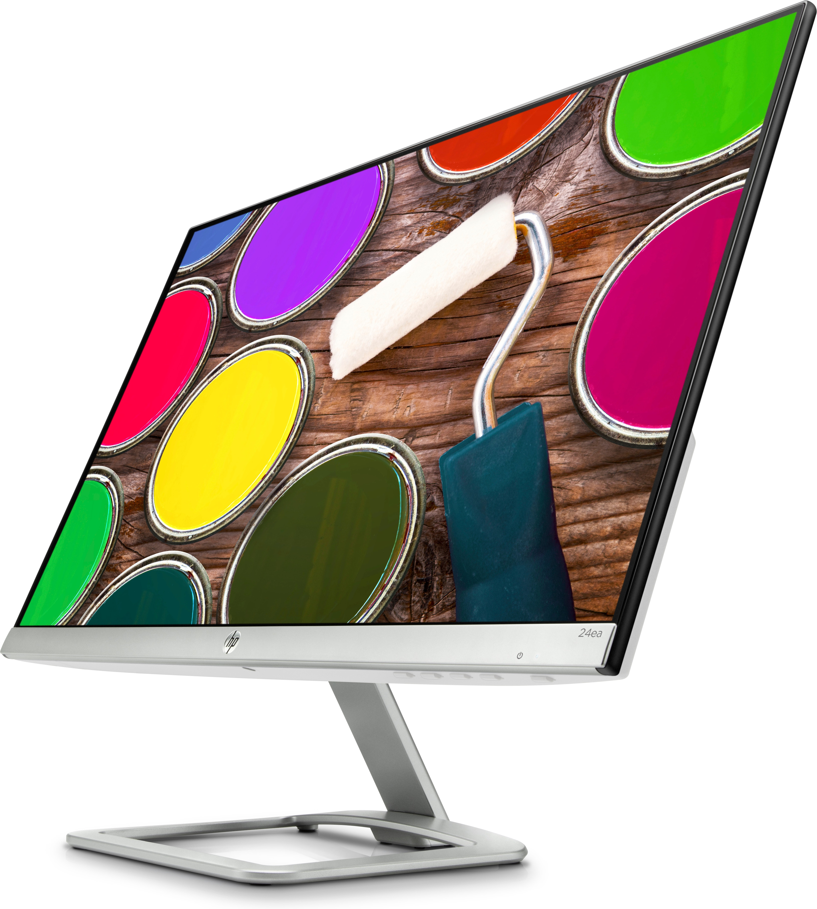 Monitor - HP 24ea, 23,8" Full HD, IPS, 1920x1080, LCD, HDMI, Plata