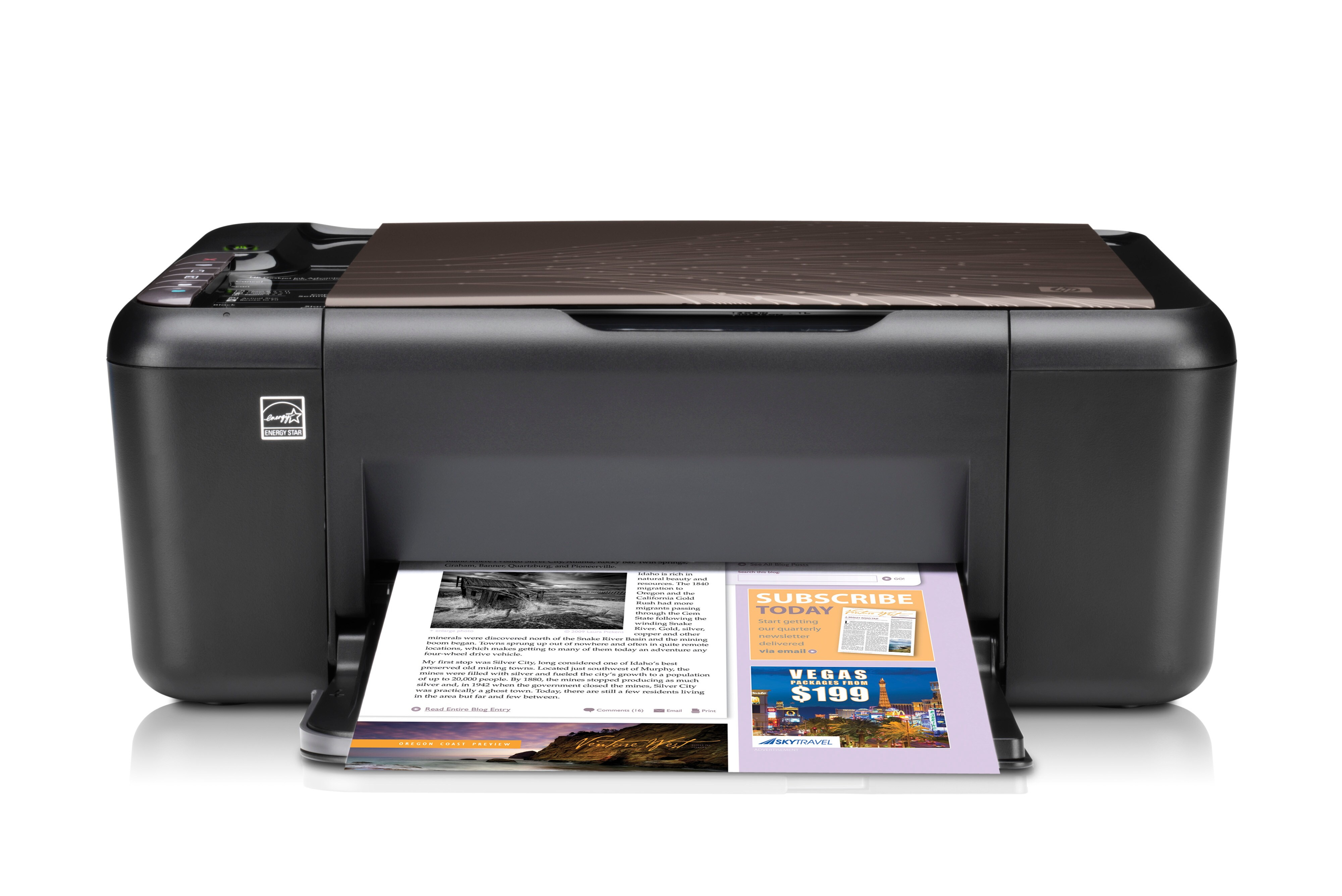 Impresora multifunción - HP DJ3520 con pantalla LCD, WiFi + cartucho 364