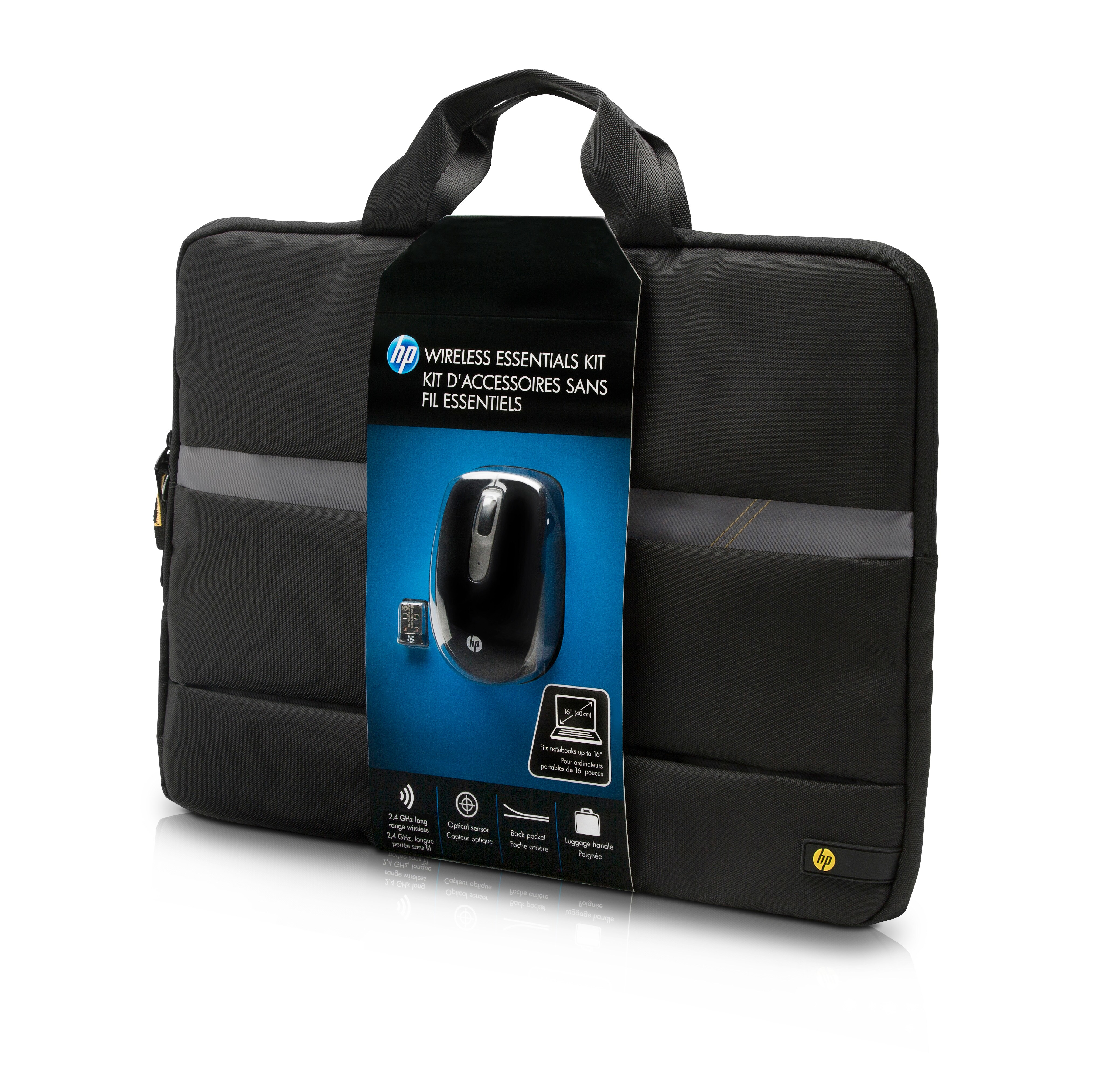 HP Wireless Essentials Kit - Paquete de accesorios para portátil