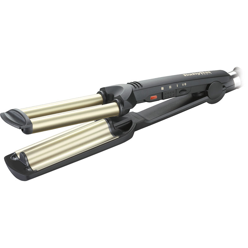 Moldeador - Babyliss C 260 E EASY WAVE Revestimiento de Cerámica, 3 Niveles de temperatura, Cable