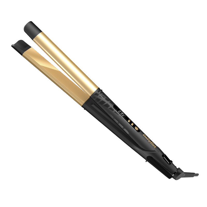 Plancha de pelo - BaByliss Tenacilla 2 en 1 ST440E, Revestimiento cerámico, Alisa y ondula
