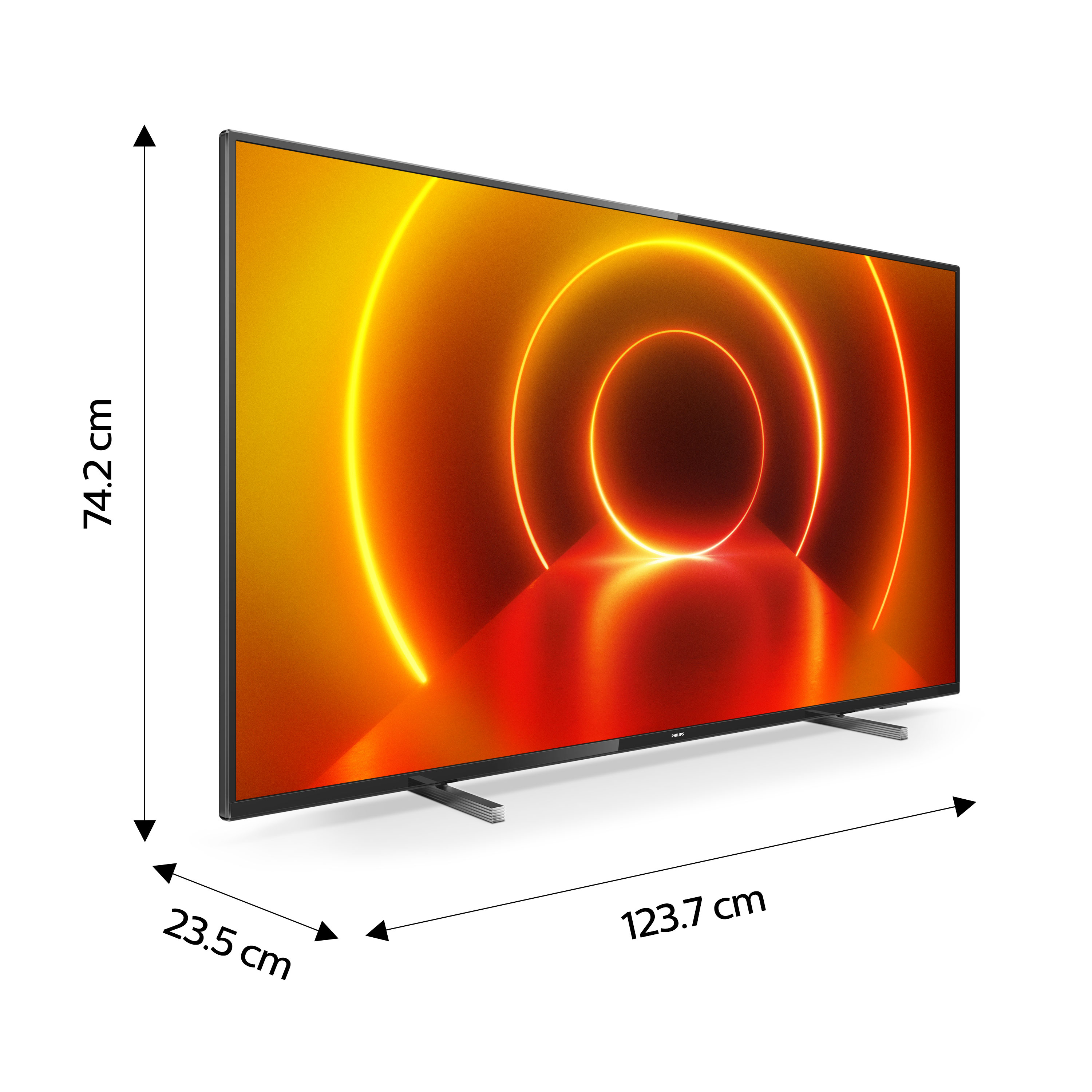 PHILIPS 55PUS7805 55'' 139 Ekran Uydu Alıcılı Smart 4K Ultra HD LED TV