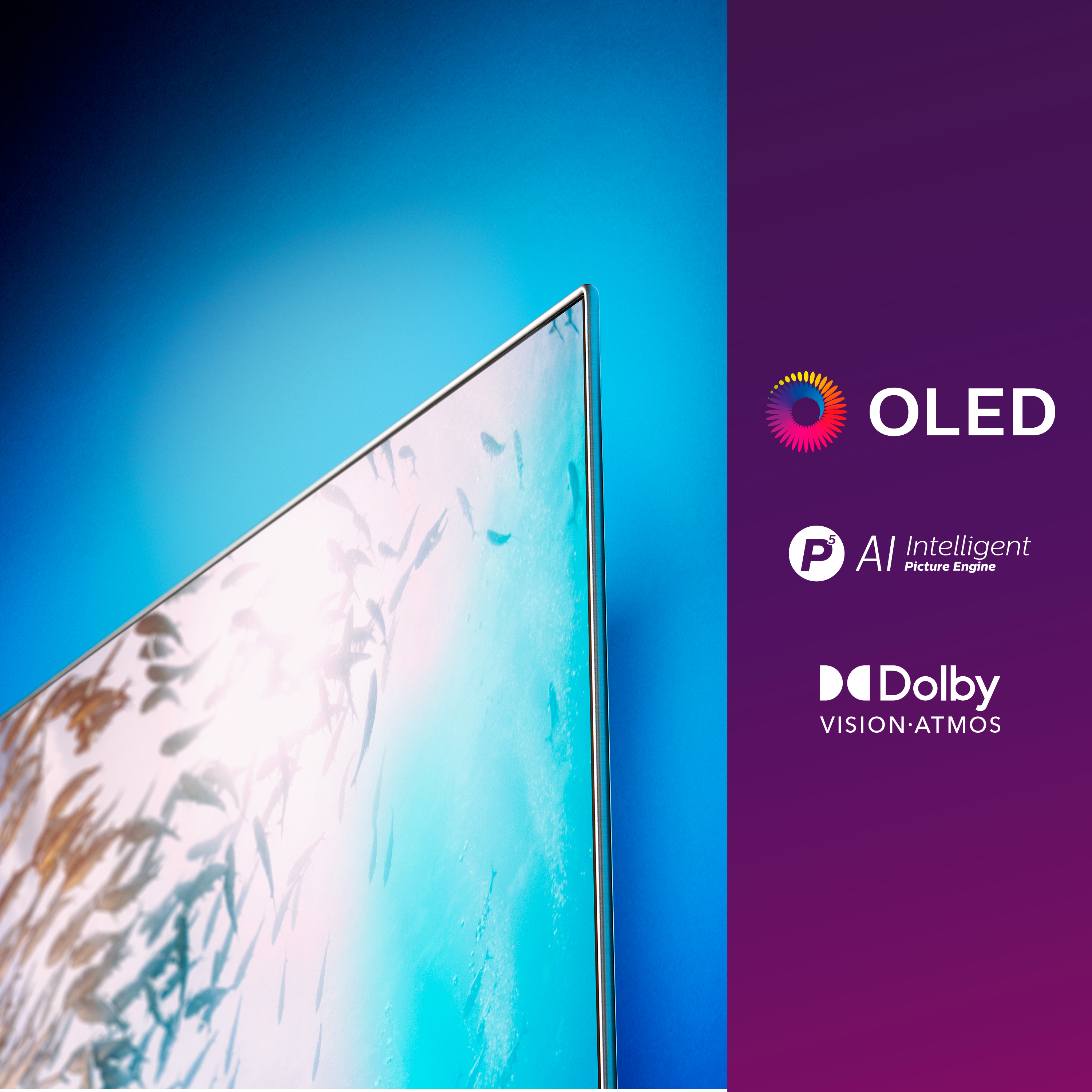 PHILIPS 55OLED805 55'' 139 Ekran Uydu Alıcılı Android Smart 4K Ultra HD OLED TV 