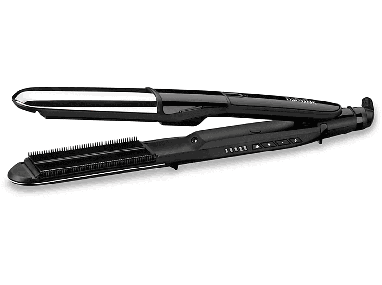 BABYLISS ST496E Steam Mist Buharlı Saç Düzleştirici Gümüş/Siyah_3