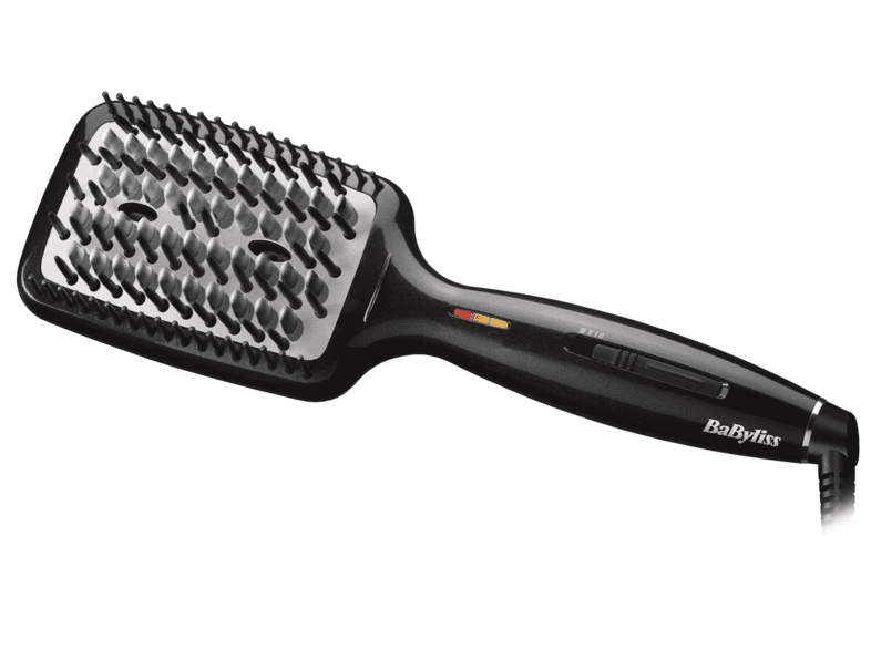 Babyliss Hsb101e Smoothing Brush Isitmali Sac Duzlestirici Sac Fircasi Siyah Sac Sekillendirme