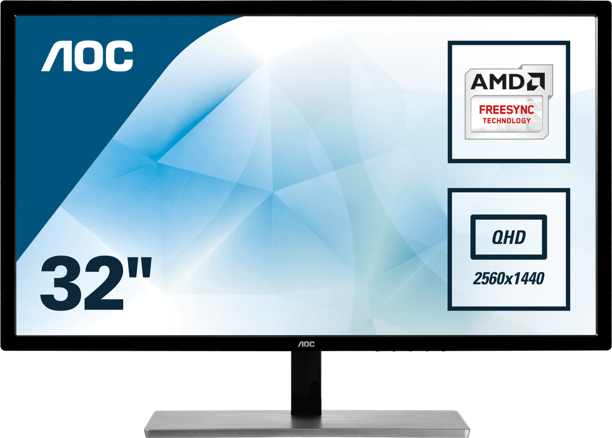 AOC Value-line Q3279VWF 31.5" Monitör Siyah