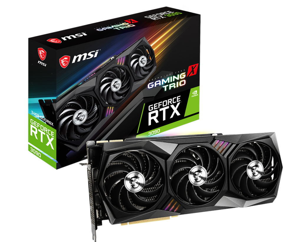 MSI VGA GEFORCE RTX 3090 GAMING X TRIO 24G RTX3090 24GB GDDR6X