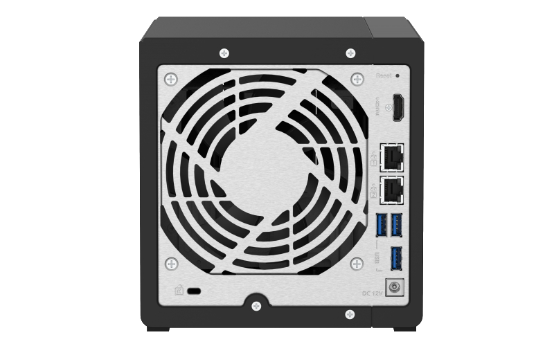 QNAP TS-451D2-2G TURBO NAS NAS 3,5 Zoll Anzahl Festplattenschächte: 4 Schwarz}