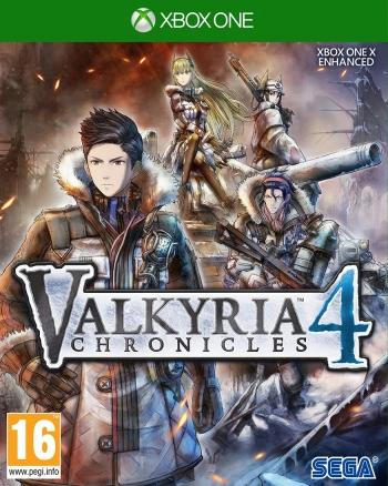 Valkyria Chronicles 4 játék borítója karakterekkel.