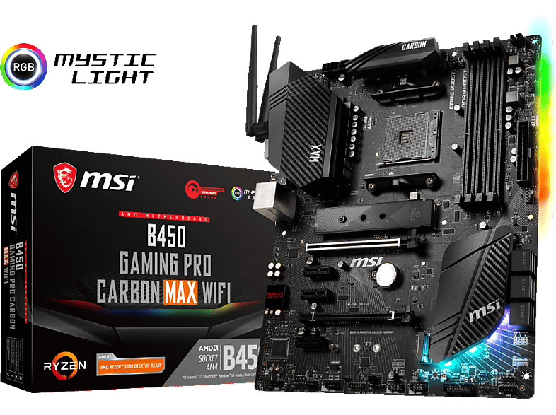 Материнская плата msi b450 gaming pro carbon max wifi совместимость