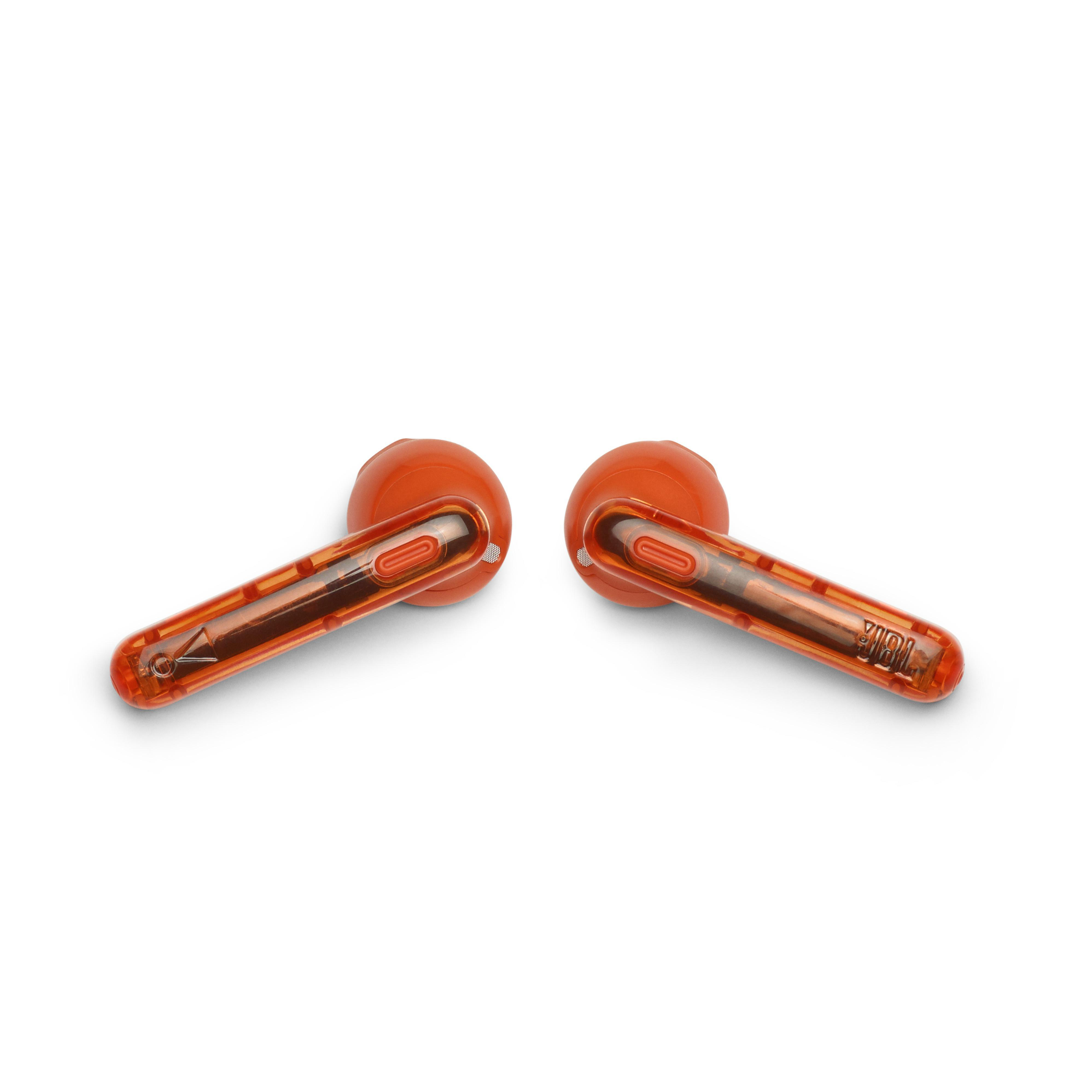Orange JBL TWS Kopfhörer GHOST, Bluetooth Tune 225 In-ear