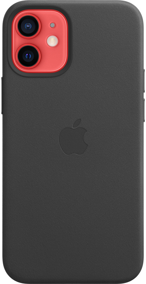 APPLE Coque en cuir avec MagSafe - Coque (Convient pour le modèle: Apple iPhone 12 mini)