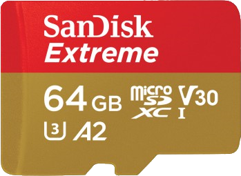 SANDISK Carte mémoire microSDHC Extreme "Mobile Gaming" 64 GB Class 10 (186491)