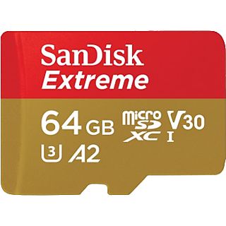 SANDISK Geheugenkaart microSDHC Extreme "Mobile Gaming" 64 GB Class 10 (186491)