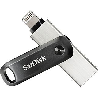 SANDISK Lightning / USB-stick iXpand Go 64 GB Grijs Zwart (186489)