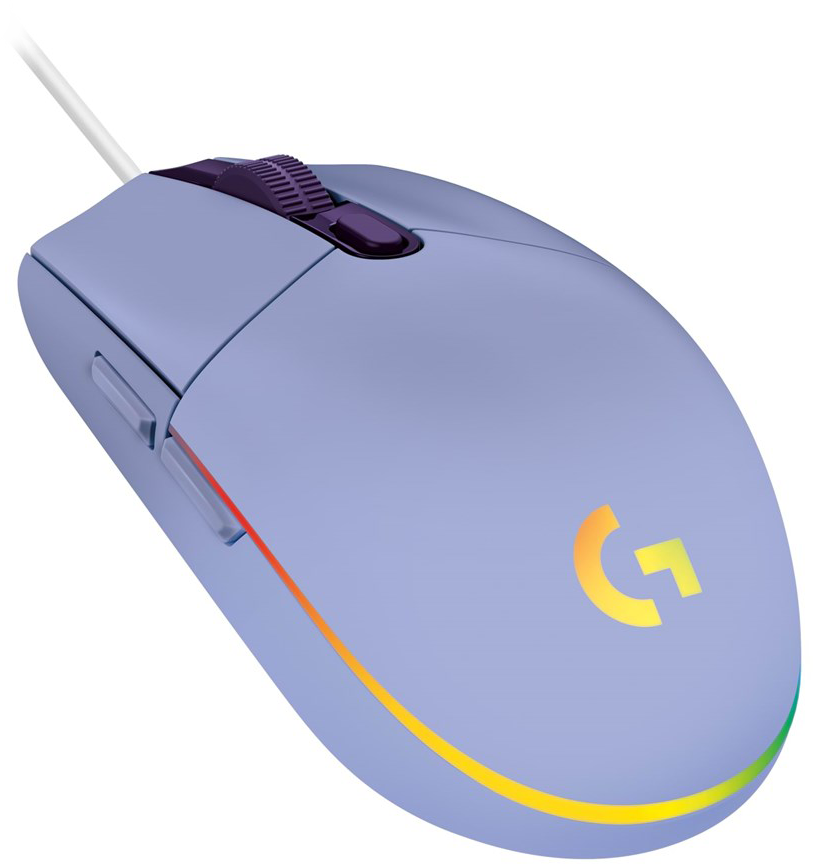 Kék Logitech gaming egér.