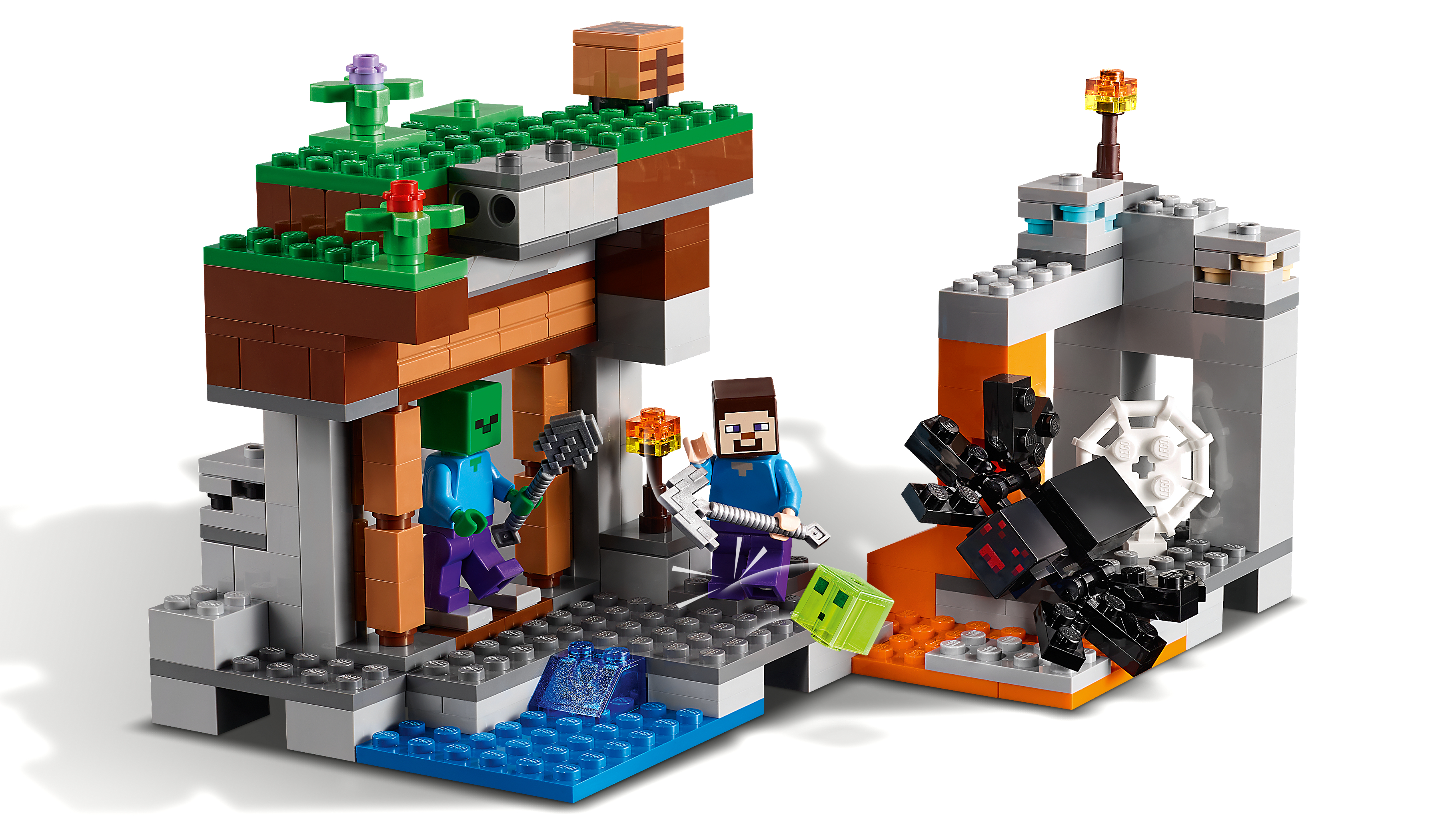Die Bausatz, Mehrfarbig Mine verlassene LEGO