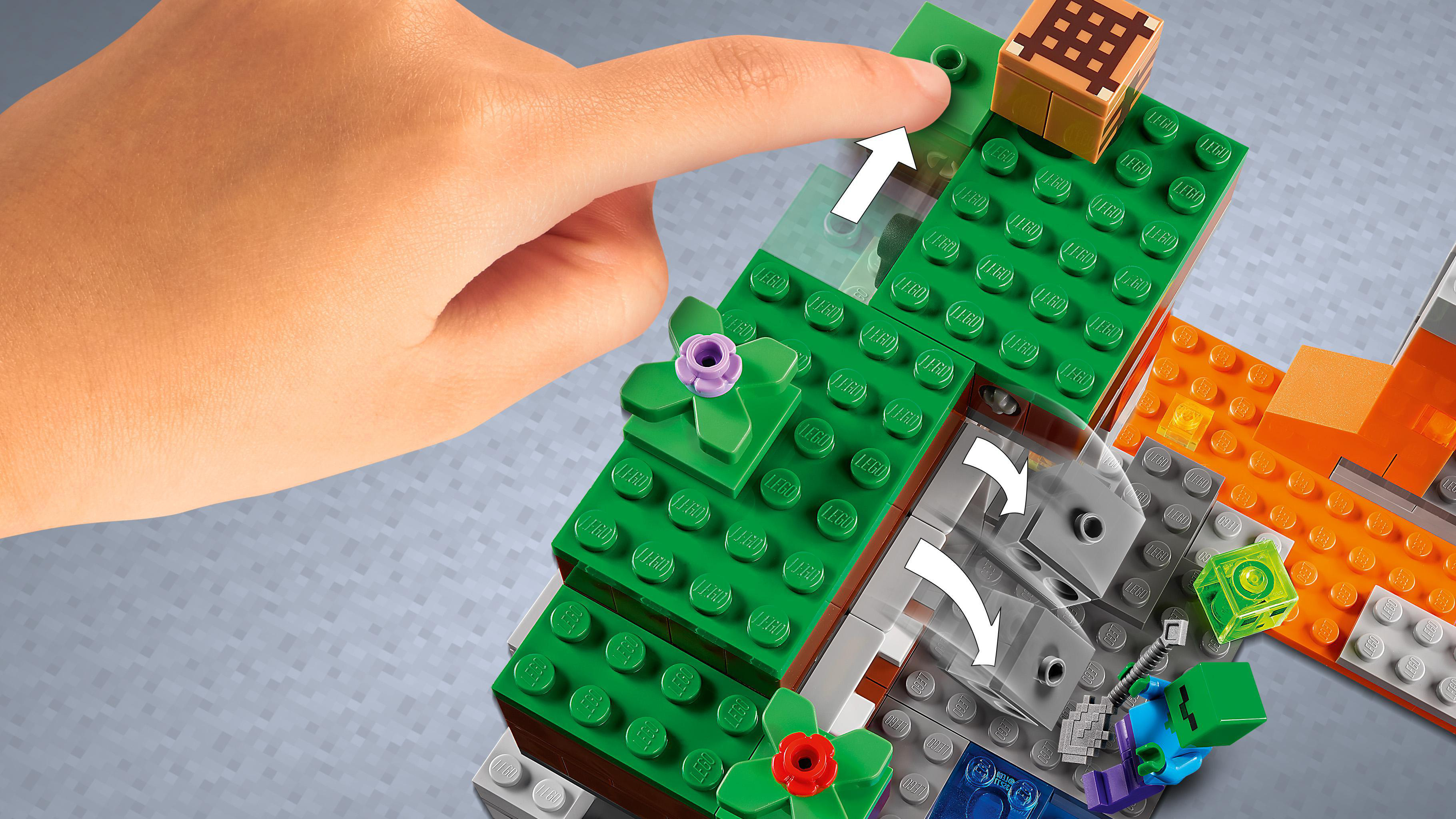Die Bausatz, Mehrfarbig Mine verlassene LEGO