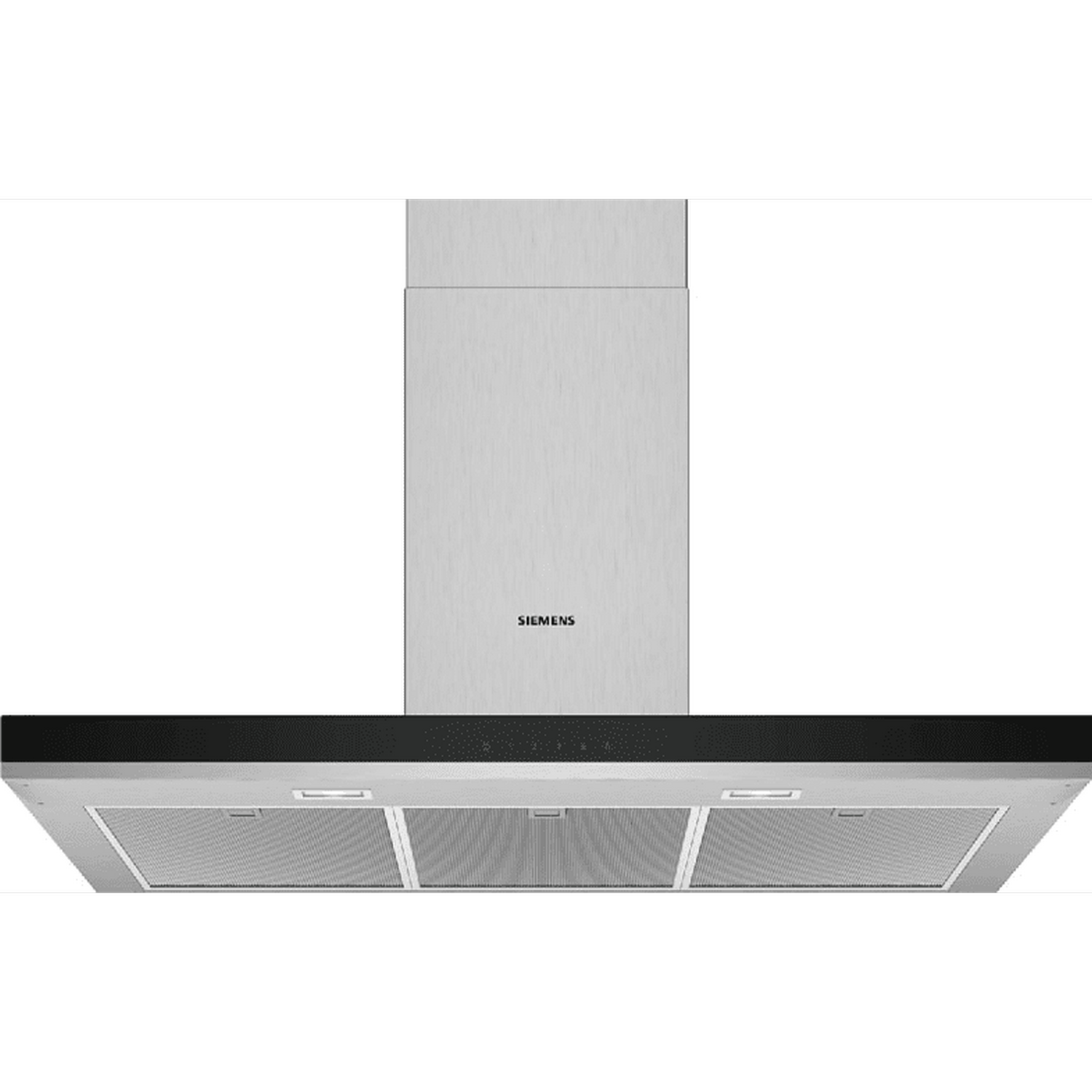 Campana - Siemens LC96BHM50, Decorativa, 580 m³/h, 4 potencias, 90 cm, Inox