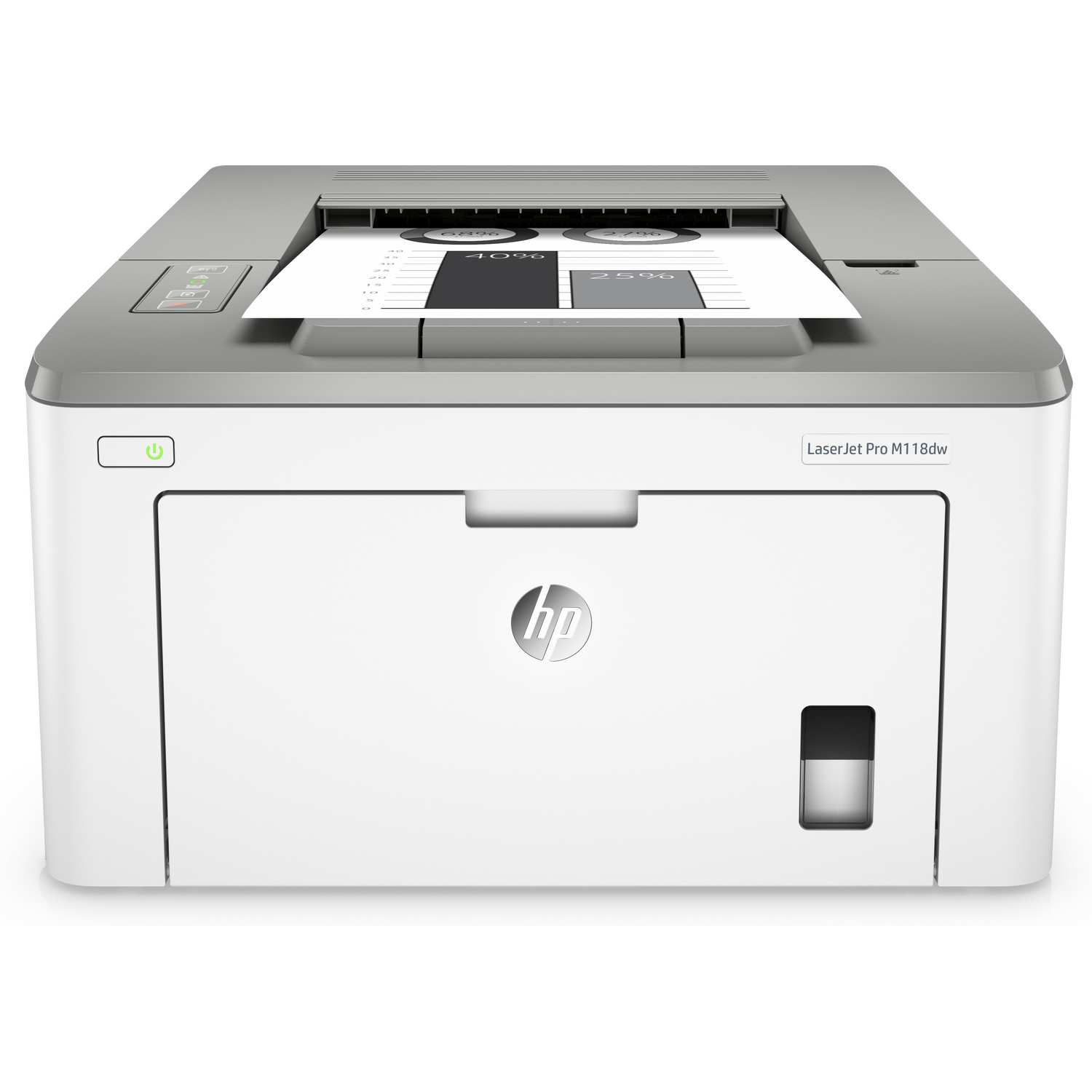 Hp Laserjet Pro m118dw impresora monocromo wifi blanca 28 ppm 1200x1200 ppp usb 2.0 gris jet y negro 1200x1200ppp 1200 dpi a4 4pa39a doble