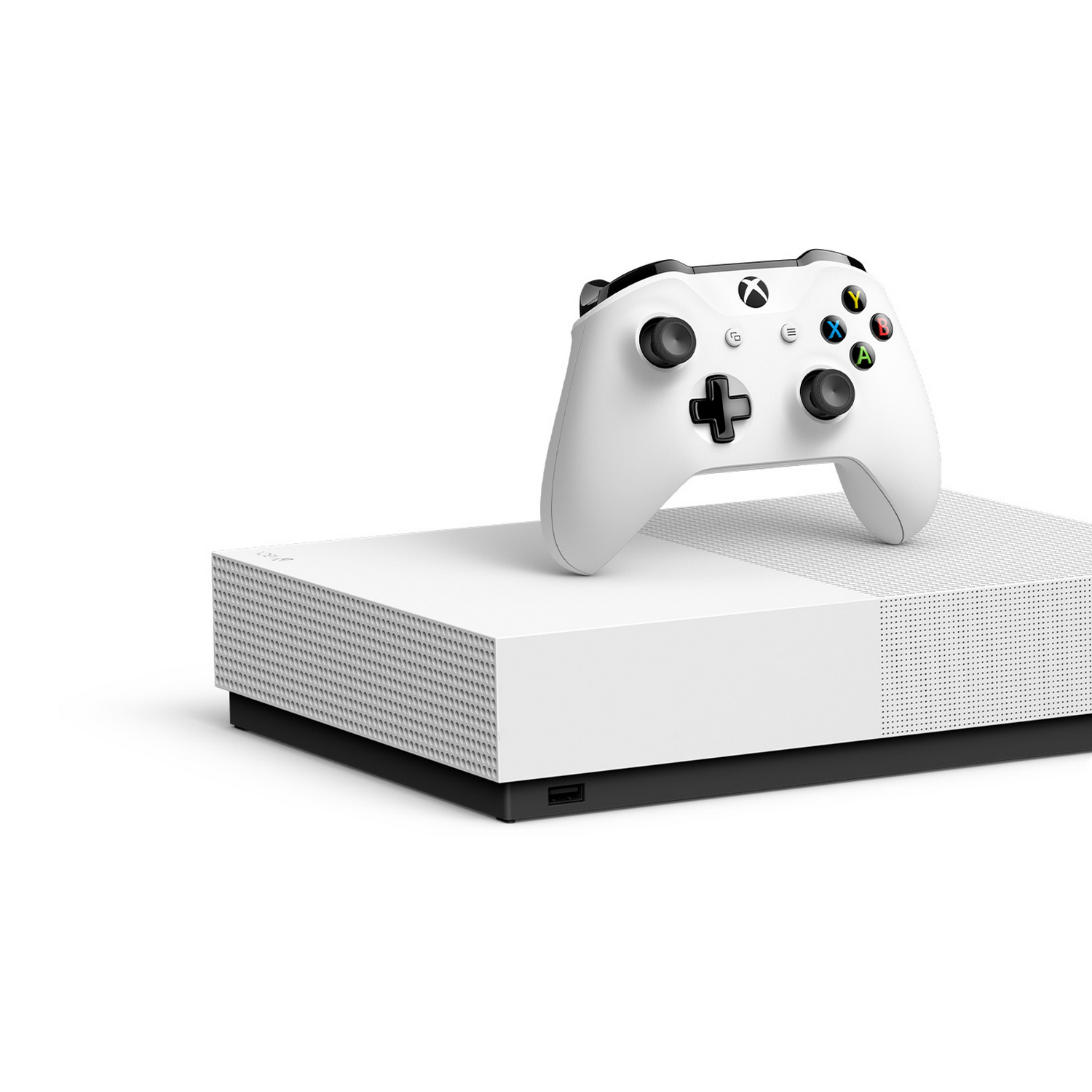 Consola - Xbox One S 1 TB, Digital Edition (Solo juegos digitales) Blanca + Fortnite, Minecraft y Sea of Thieves