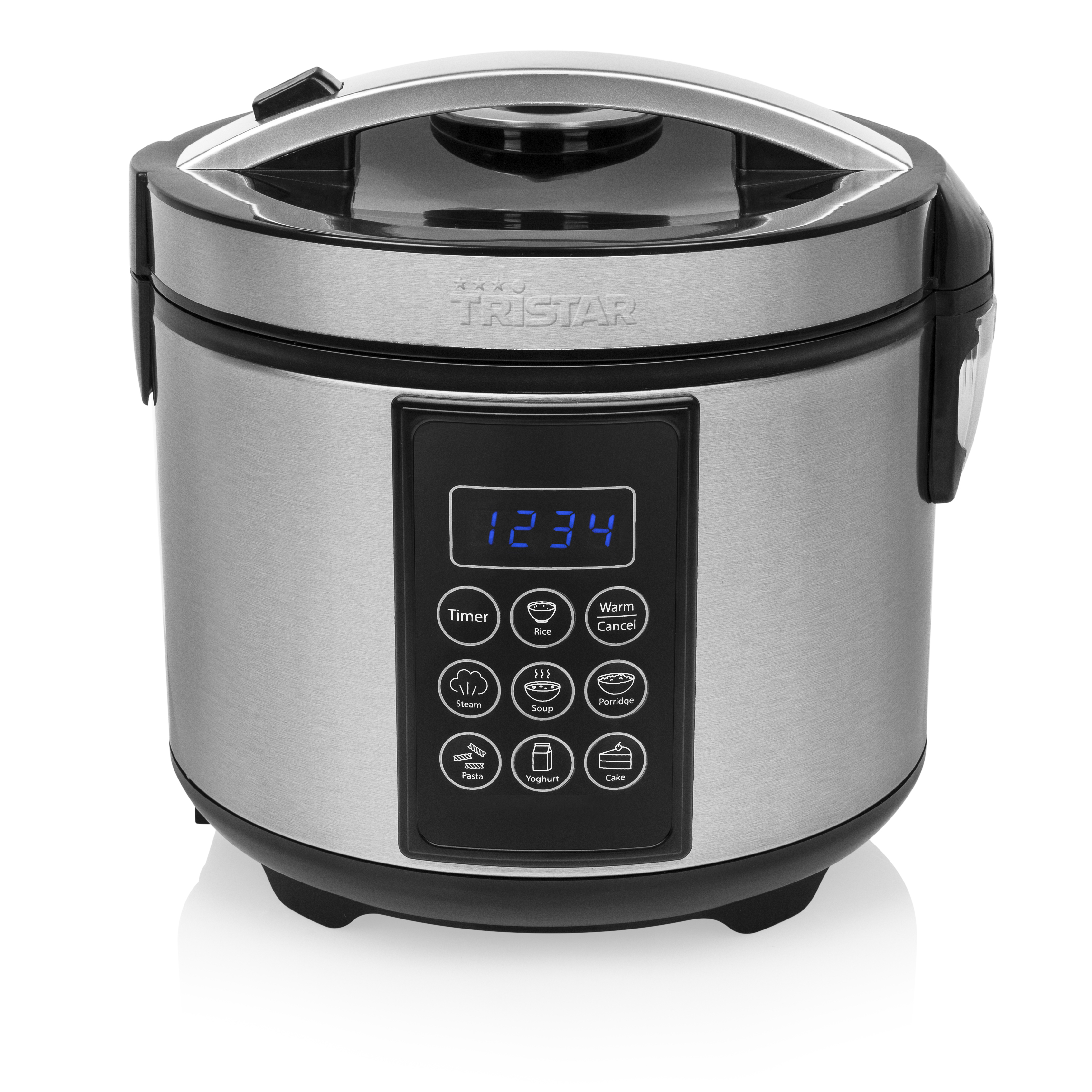 Tristar Rk6132 Arrocera digital y multicooker 1.5 de capacidad con para mantener el calor 500 w litros 7 velocidades acero inoxidablenegro 500w 1.5l 15l