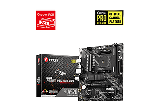 MSI MAG A520M VECTOR WIFI AM4 DDR4 4600(OC) DP HDMI M.2 USB3.2 WIFI mATX Anakart