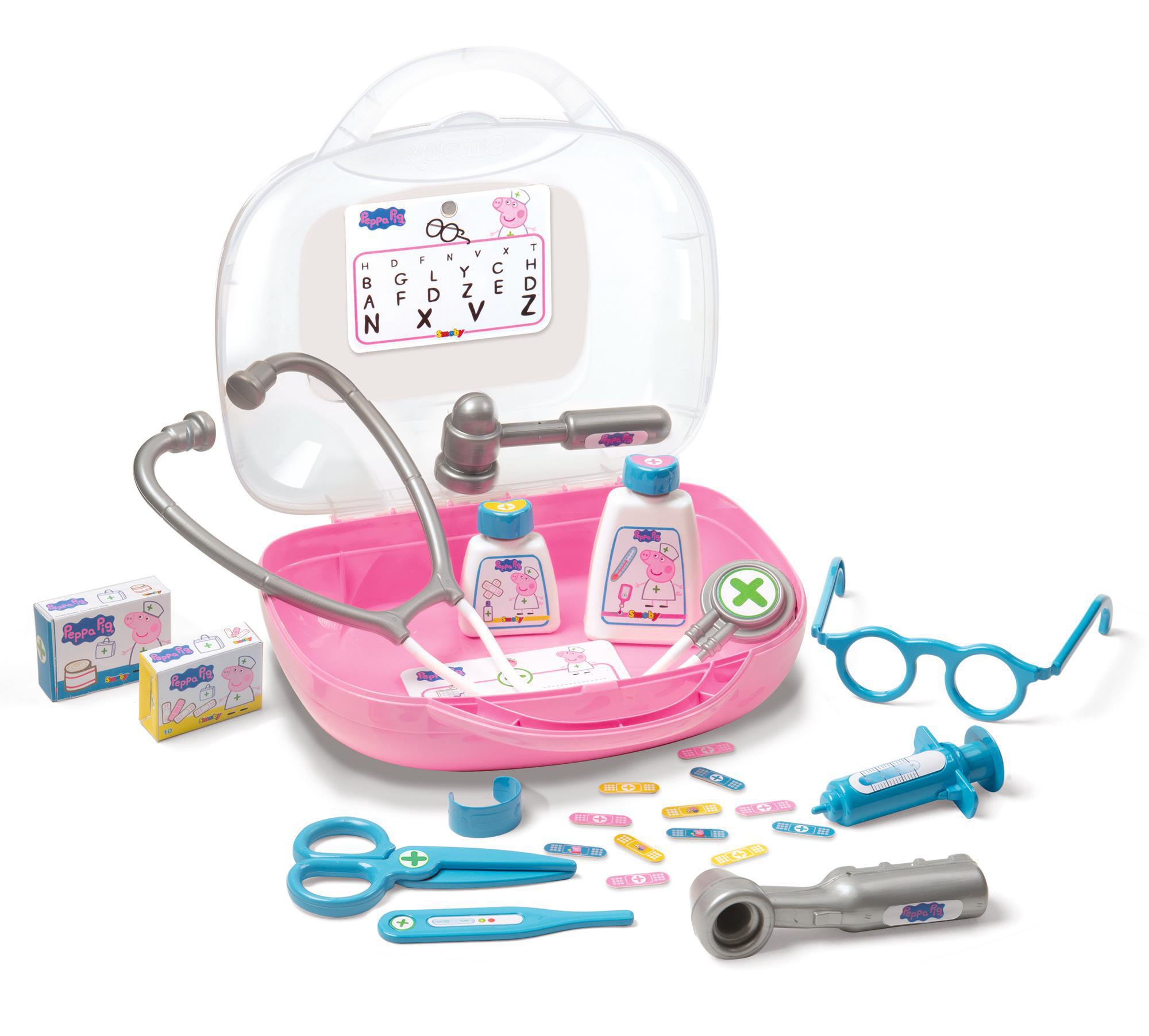 SMOBY Peppa Doktorkoffer Rollenspielzeug Rosa