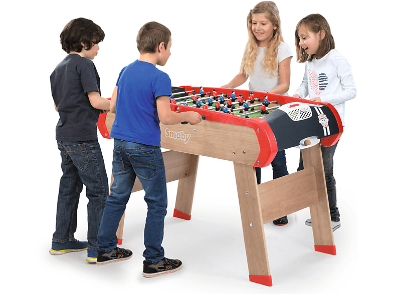 SMOBY Tischfußball Champions Rot/Braun
