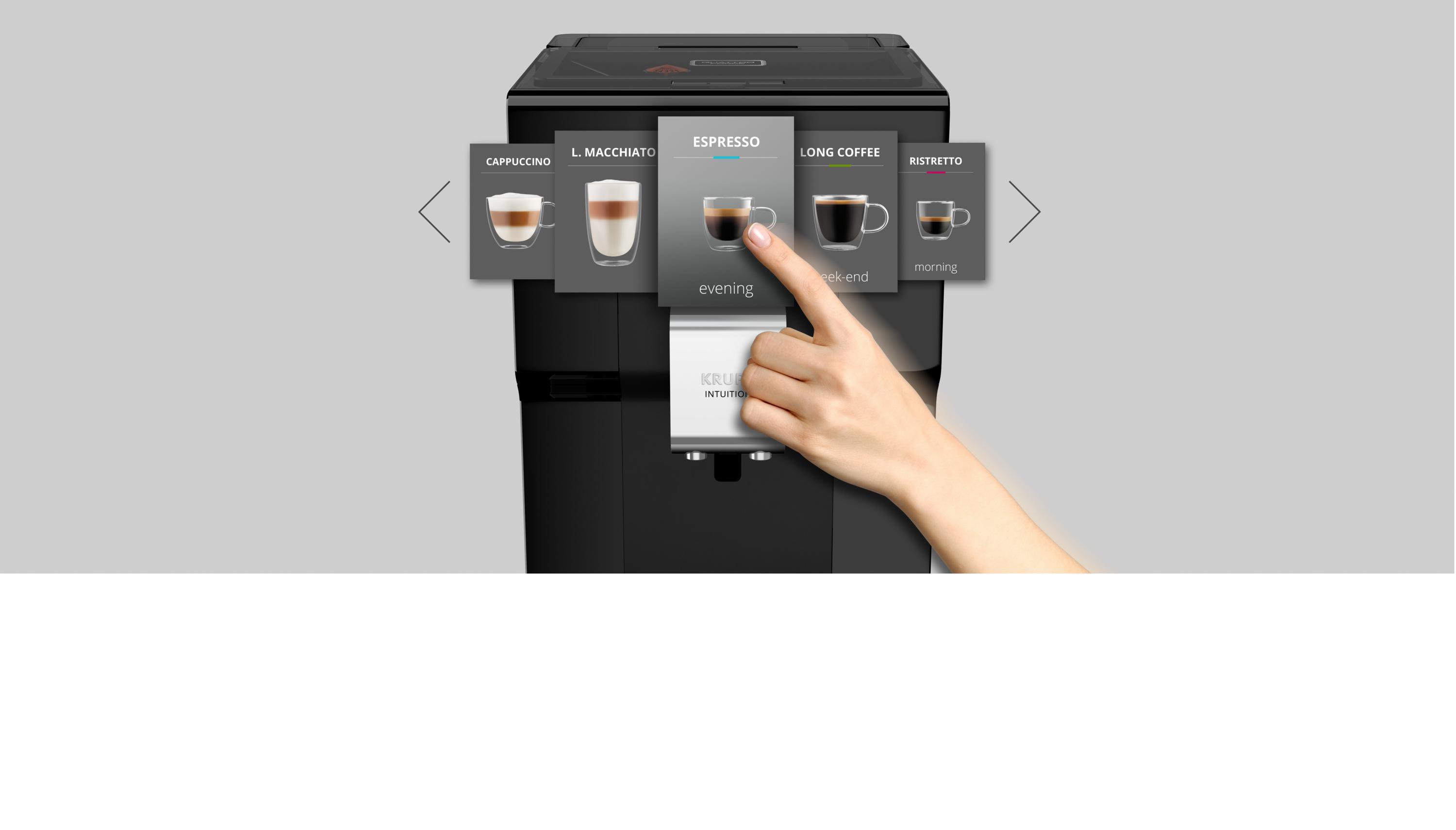 KRUPS EA 8738 Intuition Preference Kaffeevollautomat Schwarz
