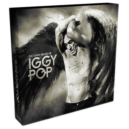 Iggy Pop album borítója szárnyakkal. Fekete-fehér, egy lefelé néző férfival.
