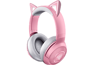 RAZER Kraken BT - Kitty Edition - Gaming Headset, Pink/Grau