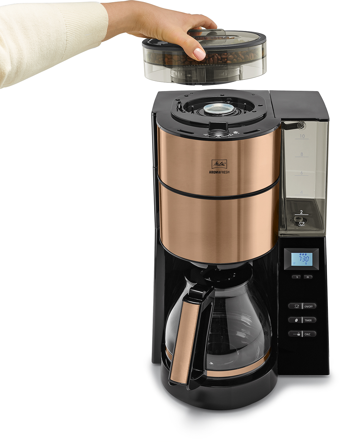 MELITTA 100801 Optima timer programmeerbaar filterkoffiezetapparaat