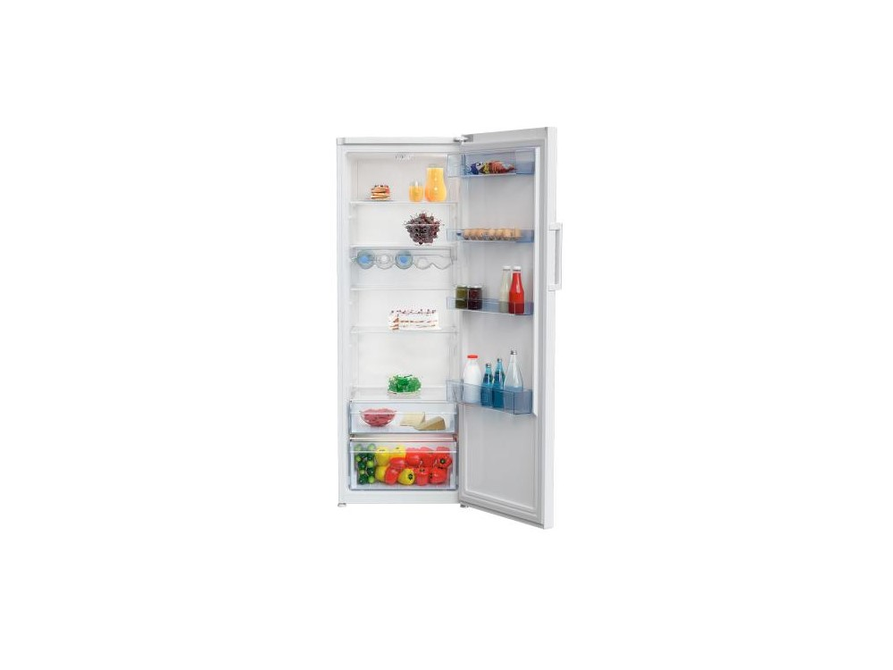 Frigorífico una puerta - Beko RSSE415M31WN, 367 l, Cíclico, 171.4 cm, Blanco