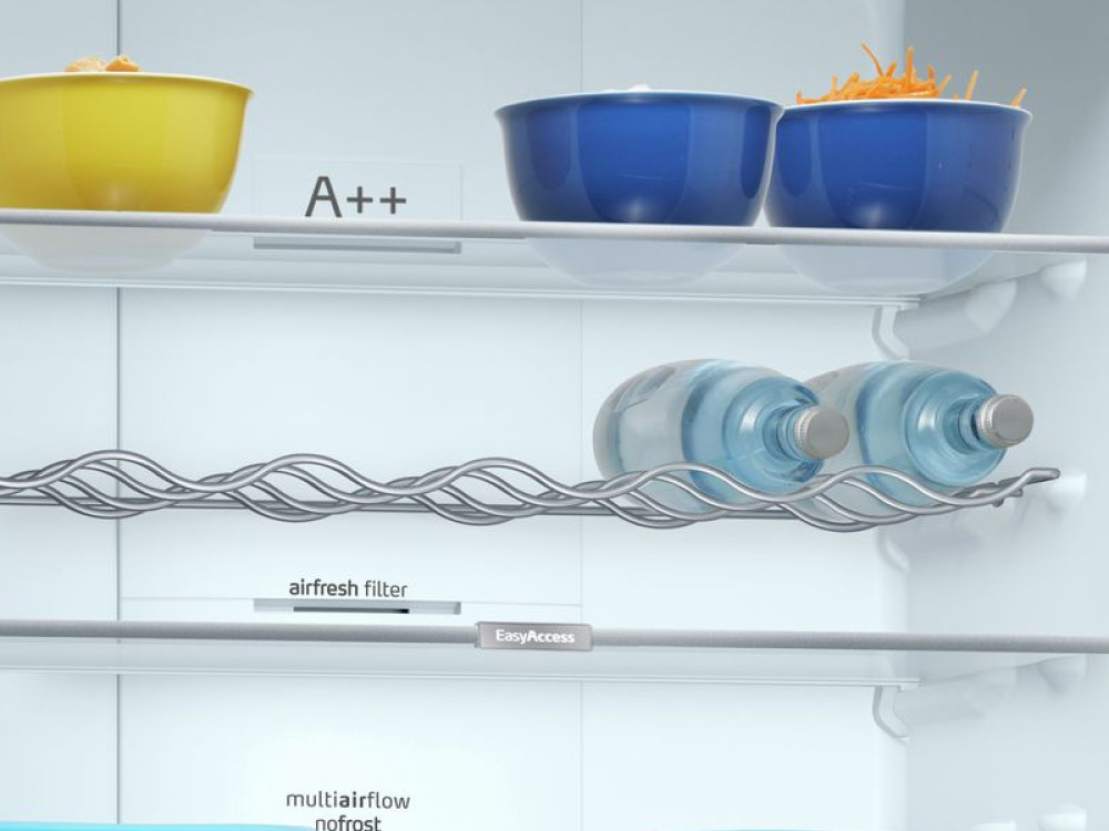 Frigorífico una puerta - Beko RSSE415M31WN, 367 l, Cíclico, 171.4 cm, Blanco