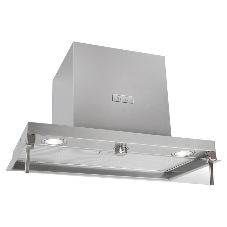 Campana - Teka Integra 96750 POS, Integrable, 3 velocidades, 255m³/h, 90cm, 250W, A, Inox