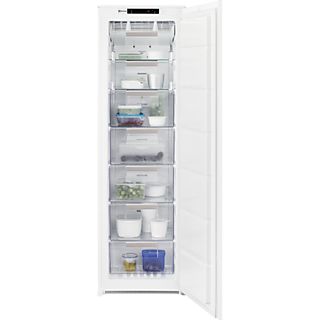Congelador vertical - Electrolux LUT6NF18S, Integrable, 204 l, No Frost, 177 cm, 39 dB, Blanco