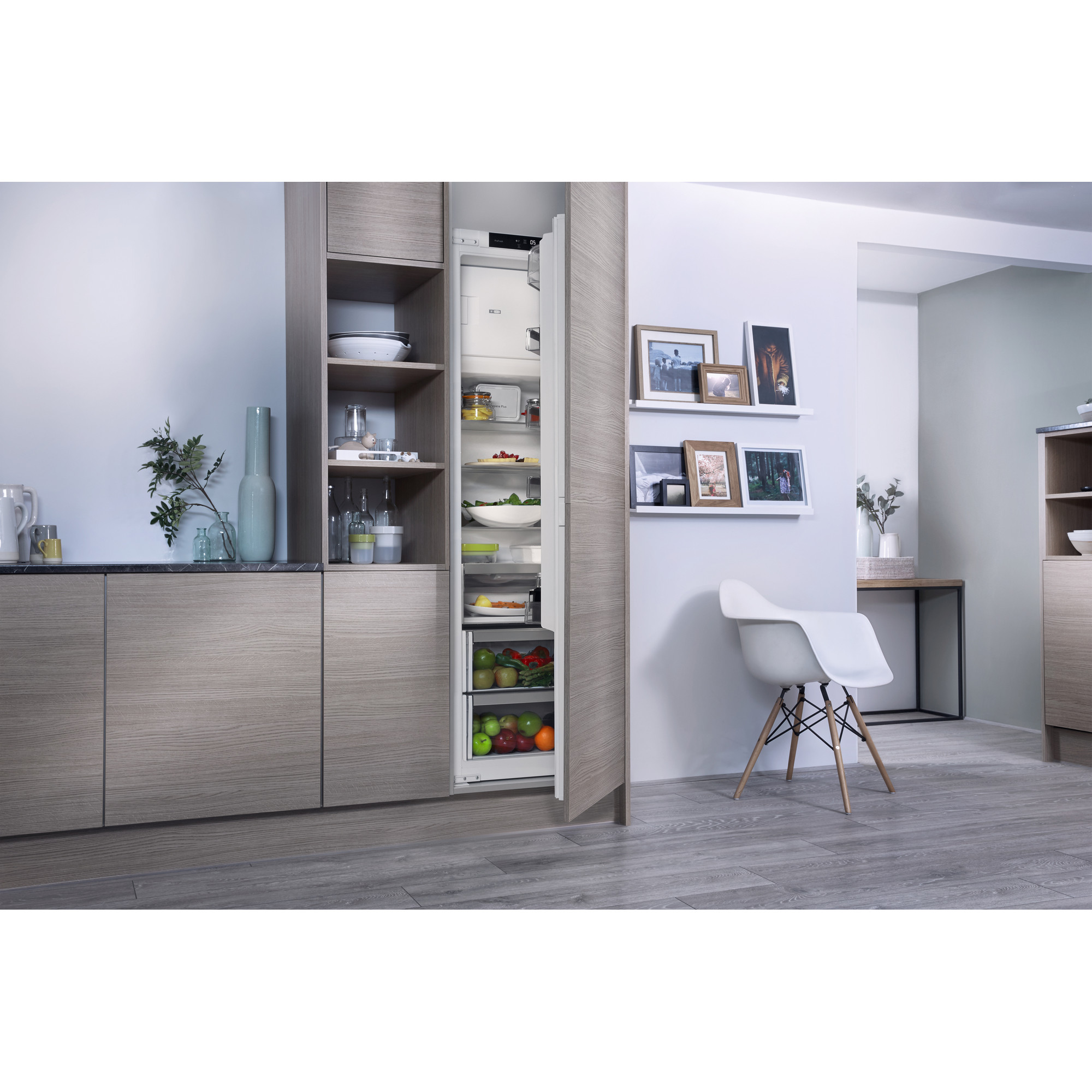 BAUKNECHT KSI 18GF2 P0 Einbaukühlschrank (292 l, F, 1771 mm hoch, Weiß)