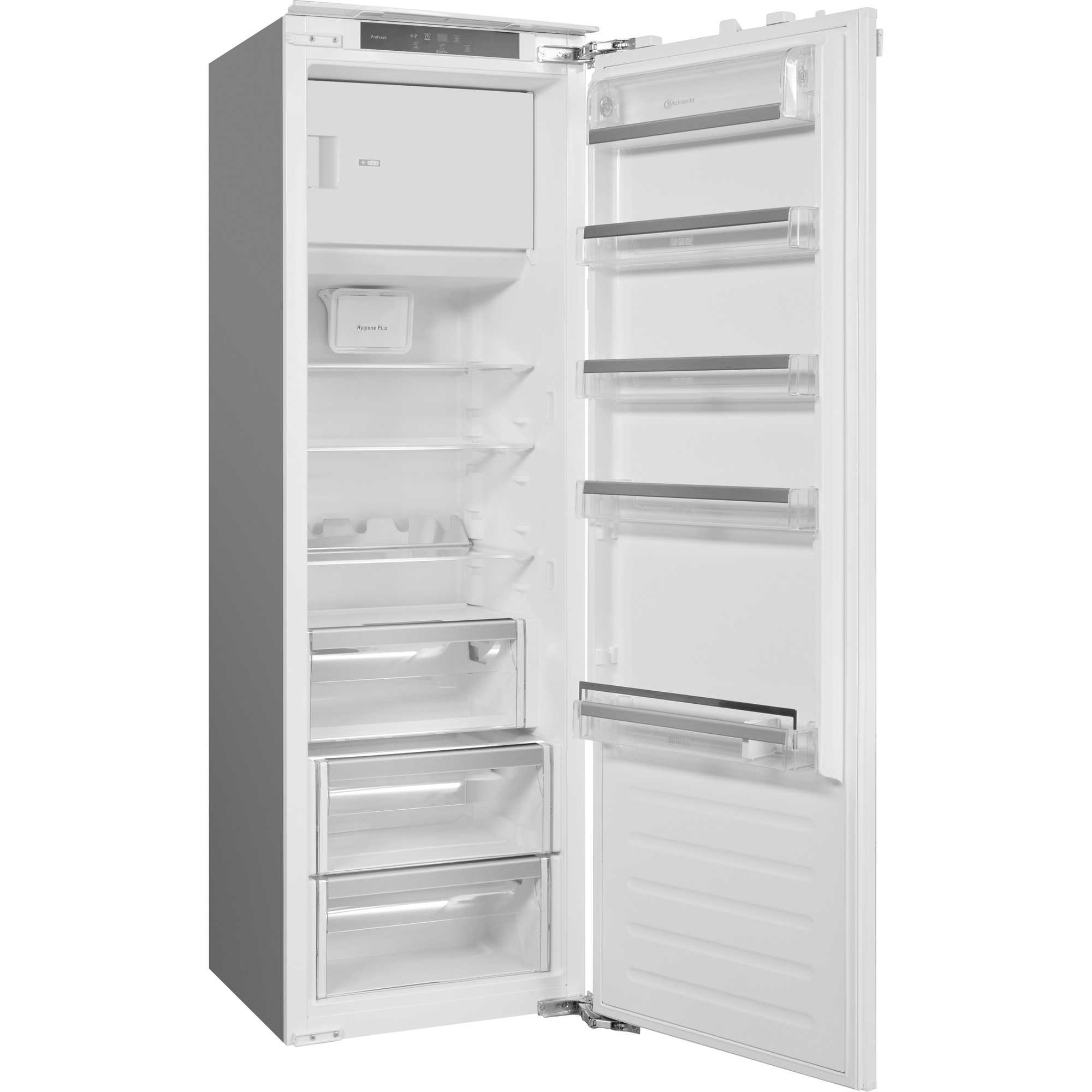 BAUKNECHT KSI 18GF2 P0 Einbaukühlschrank (292 l, F, 1771 mm hoch, Weiß)
