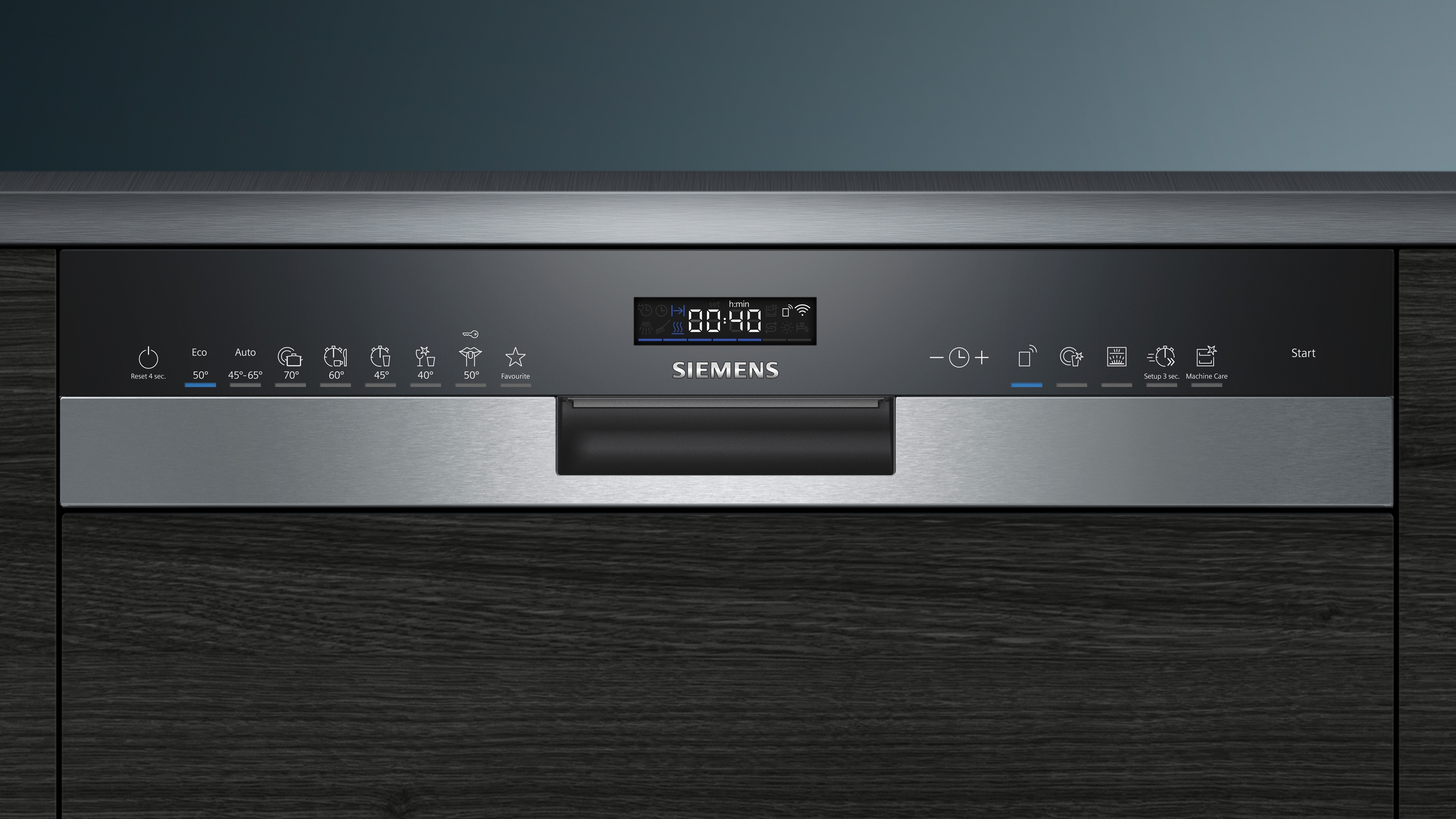 SIEMENS SN55ZS49CE Geschirrspüler (teilintegrierbar, 598 mm breit, 42 dB (A), C)