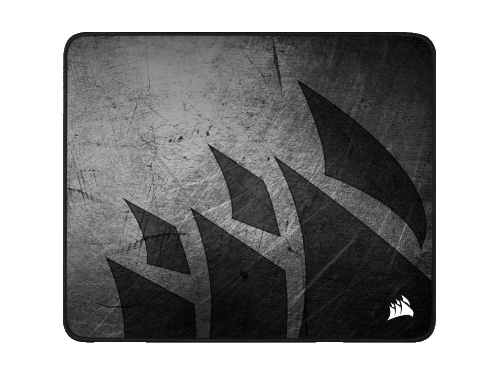 Corsair Mm300 Alfombrilla tela prueba derrames para juegos superficie 36 cm x 30 microtejido goma afelpada gruesa 3 base texturizada antideslizante negrogris premium gaming mediana gris spill ch9413631ww 360 300