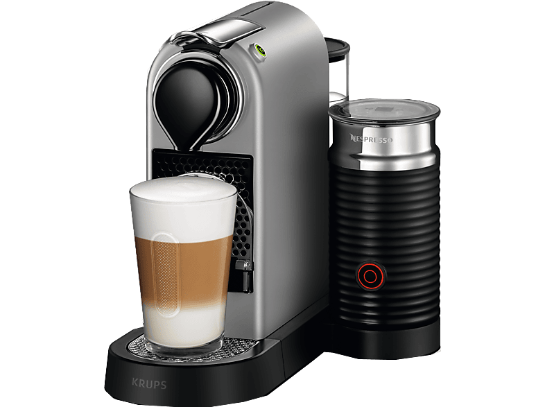 Krups XN 761B CitiZ & Milk Nespresso-Maschine Silber