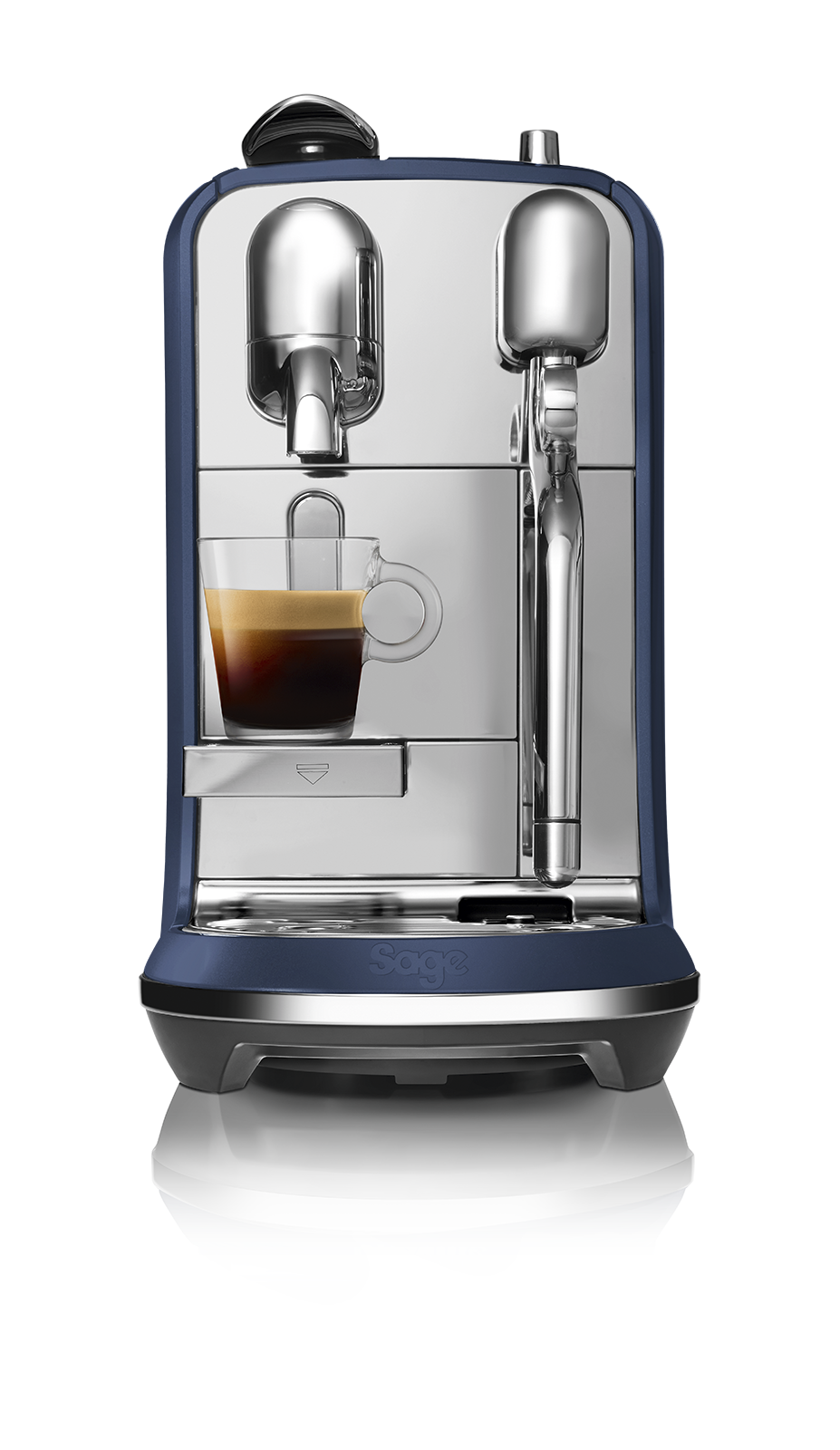 SAGE Nespresso Kaffeemaschine Creatista Plus, Damson Blue SNE800DBL Kaffeemaschine Blau