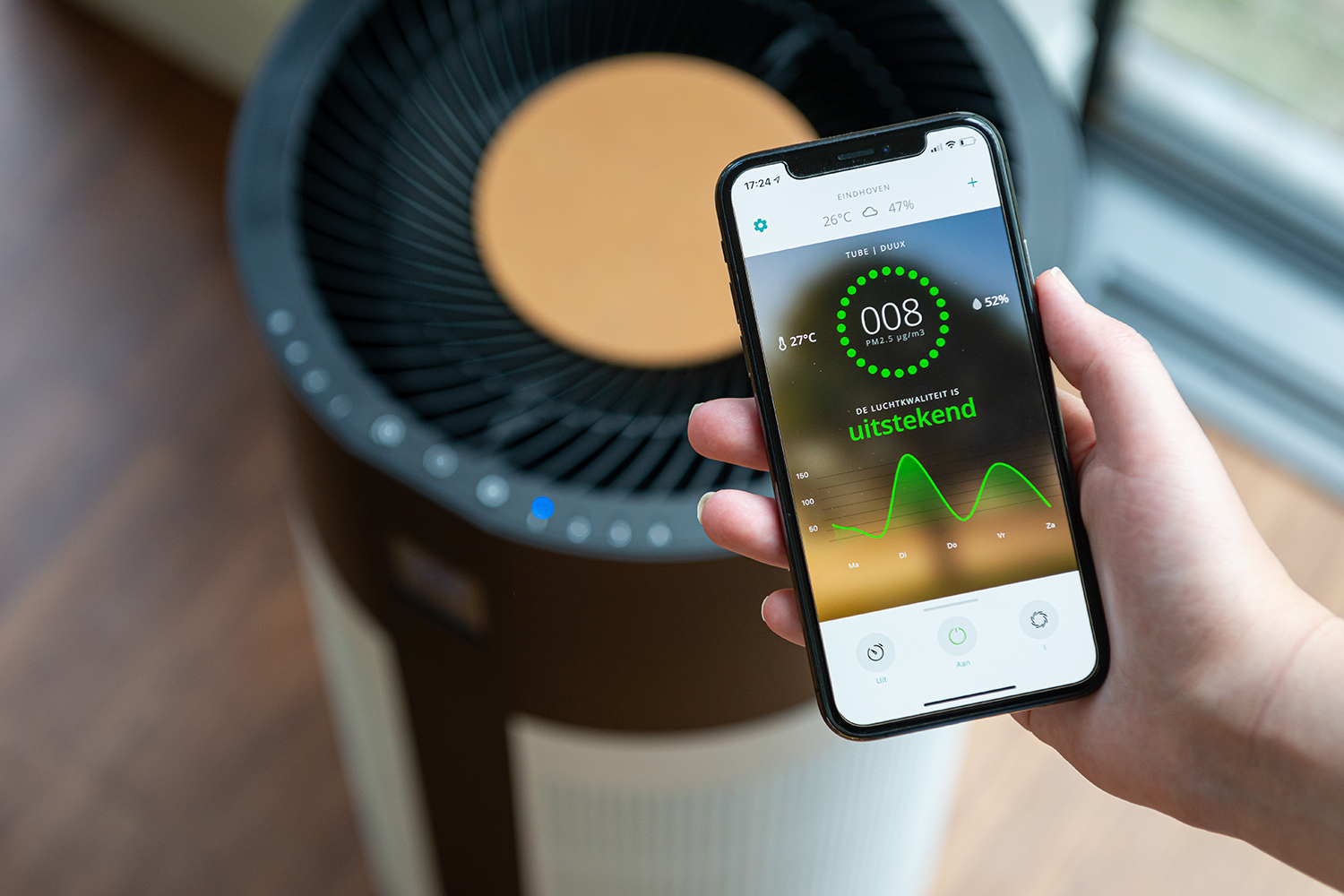 DUUX Tube Smart Wit/Zwart