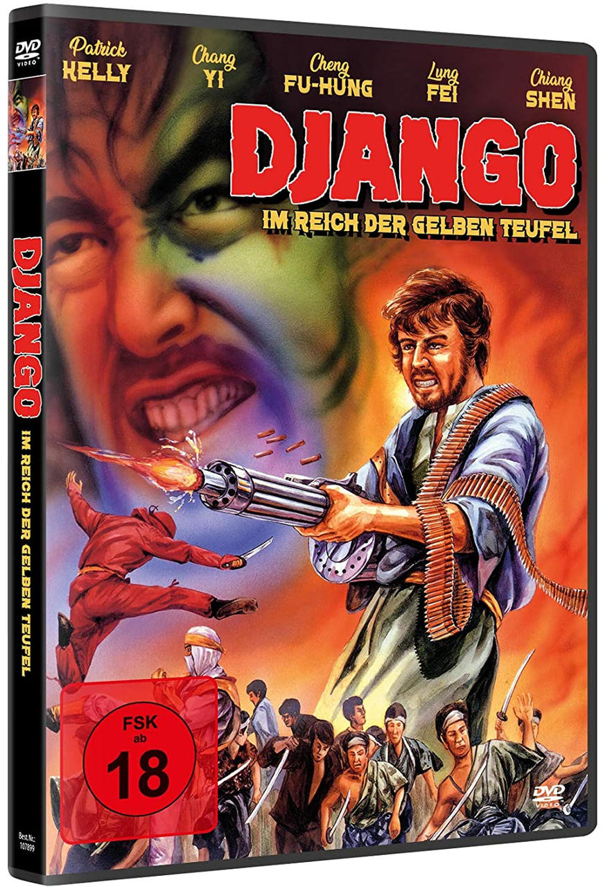 DVD-Cover des Films Django mit Schauspielern und einer Szene.