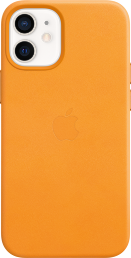 Apple iPhone 12 mini Leather Case California Poppy