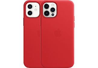 APPLE iPhone 12/12 Pro Leren Case (PRODUCT)RED