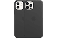 APPLE iPhone 12/12 Pro Leren Case Zwart